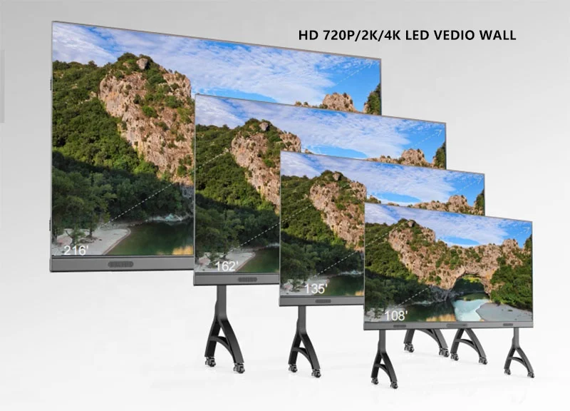 Ультра Hd смарт-телевизор светодиодный видео настенный дисплей P0.9 1 56 P1.875 Крытый 135 дюймов 162 216 OEM SDK полный цвет