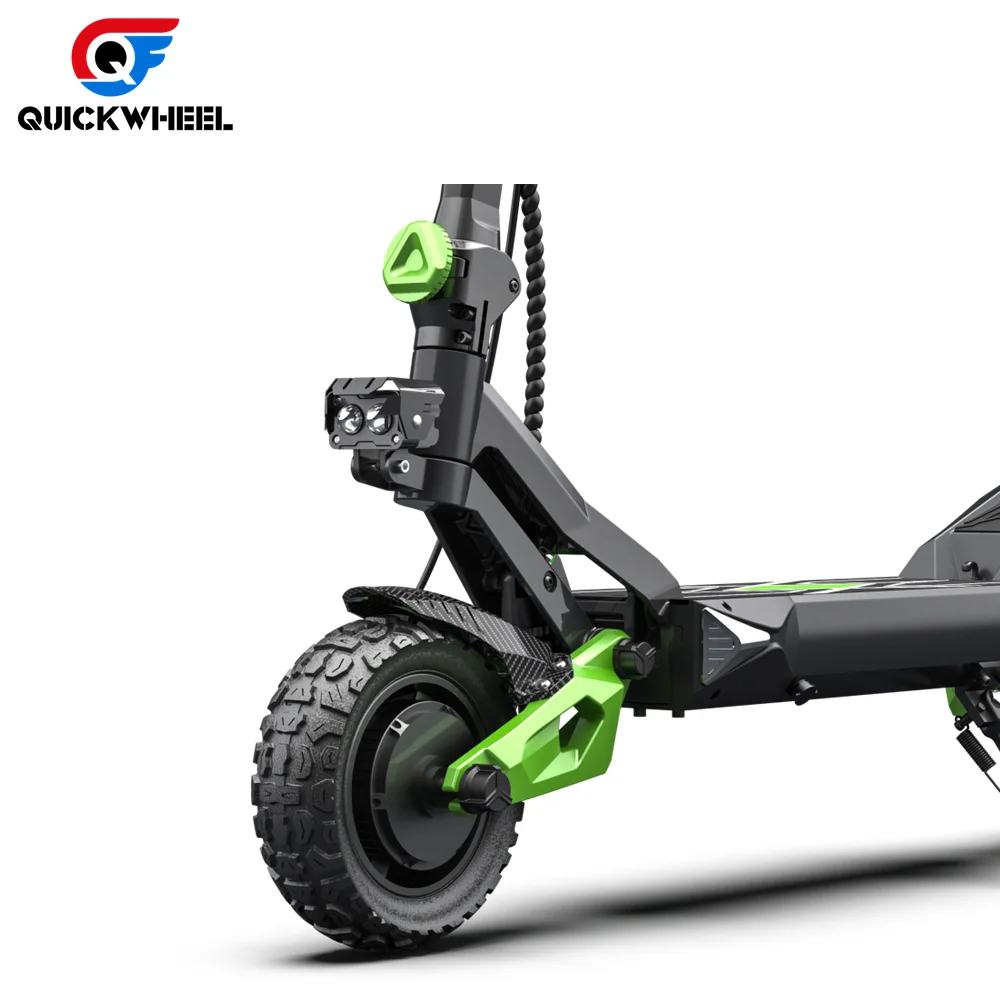 Quickwheel S6 Powerful Mobility Eu Warehouse Two Big Wheels Fast Electric Bike Scooter 72V 20Ah 3000W Electric Scooters 60V