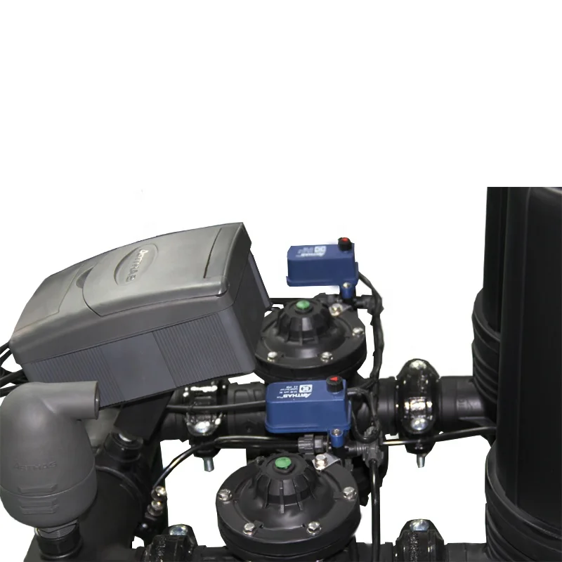 2 Inch 2 Units Self-cleaning Automatic Backwash Disc Filtration System,plastic filter mesh