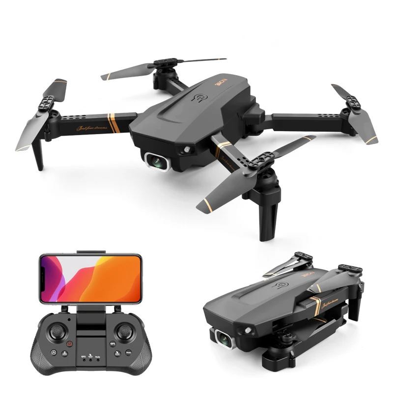 New V4 pro Drone 4k HD Dual Camera optical flow drone sensor Visual Positioning Dron Height Preservation Rc Quadcopter