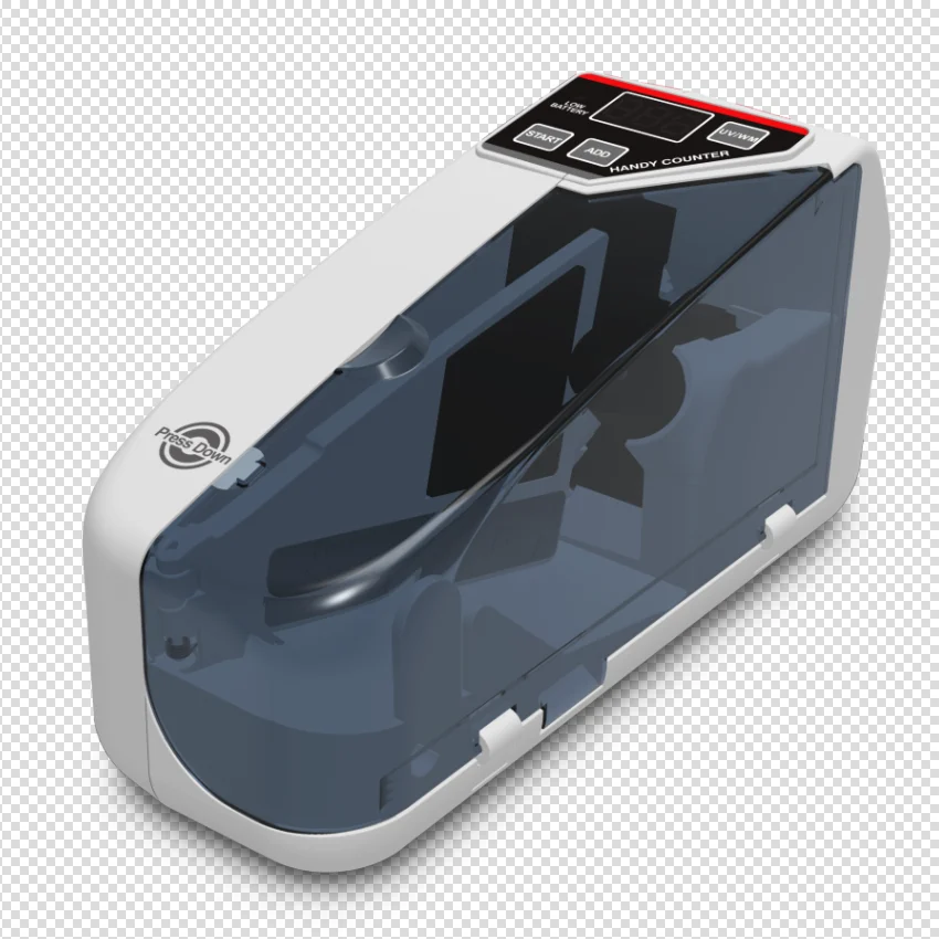 Mini portable bill counting machine money counter small currency counter multi currency