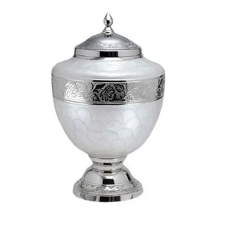 Factory Design Metal Cremation Urns Colored Finishing Multiple Size Decor Memorial Urns Highly Quality Colored Urns