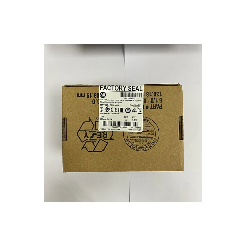 
Allen-Bradley 1794-AENTR FLEX I/O EtherNet/IP избыточный модуль адаптера 24 в источник питания постоянного тока 
