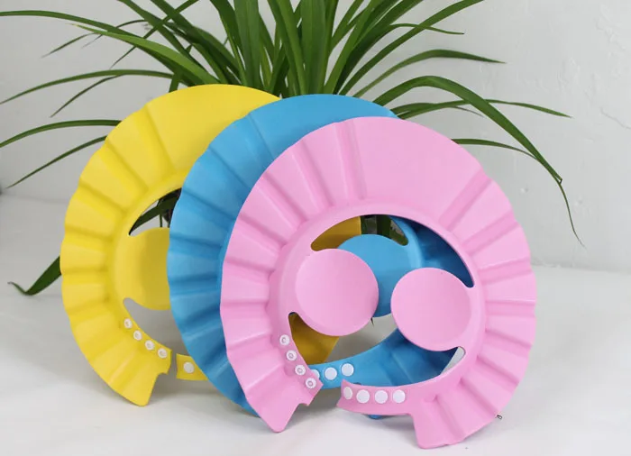 
Baby earmuffs shampoo cap adjustable infant bath cap baby shower cap 