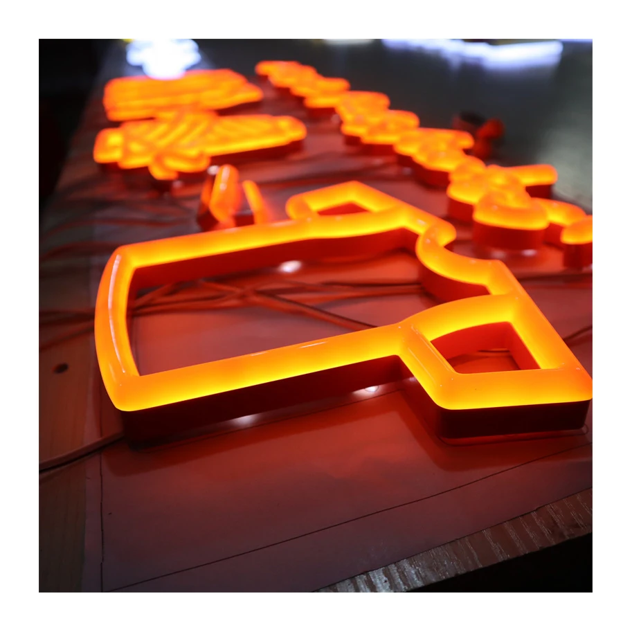 Free Design Shop Logo Electronic Signs 3d Signage Led Neon Sign Illuminated Channel Letters Acrylic Neon Sign