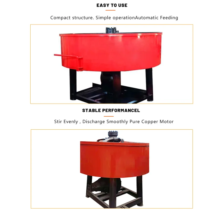 One-stop service custom design 300L-1500L Mixing Sand Stone Electric Portable Concrete Machine Mixer for sale