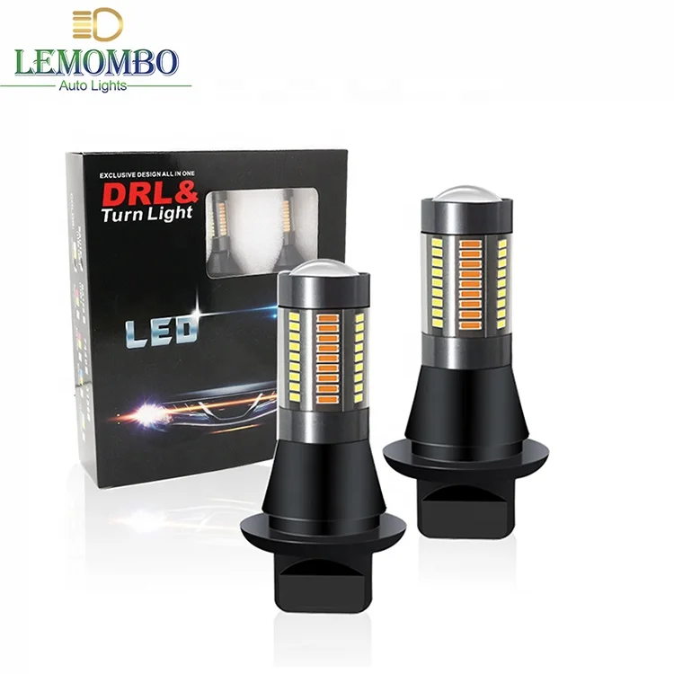 Car decode turn signal light LED brake bulb 4014 66SMD S25 1156 BA15S BAU15S 7440 T20 3156 T25 Canbus reverse tail lamp