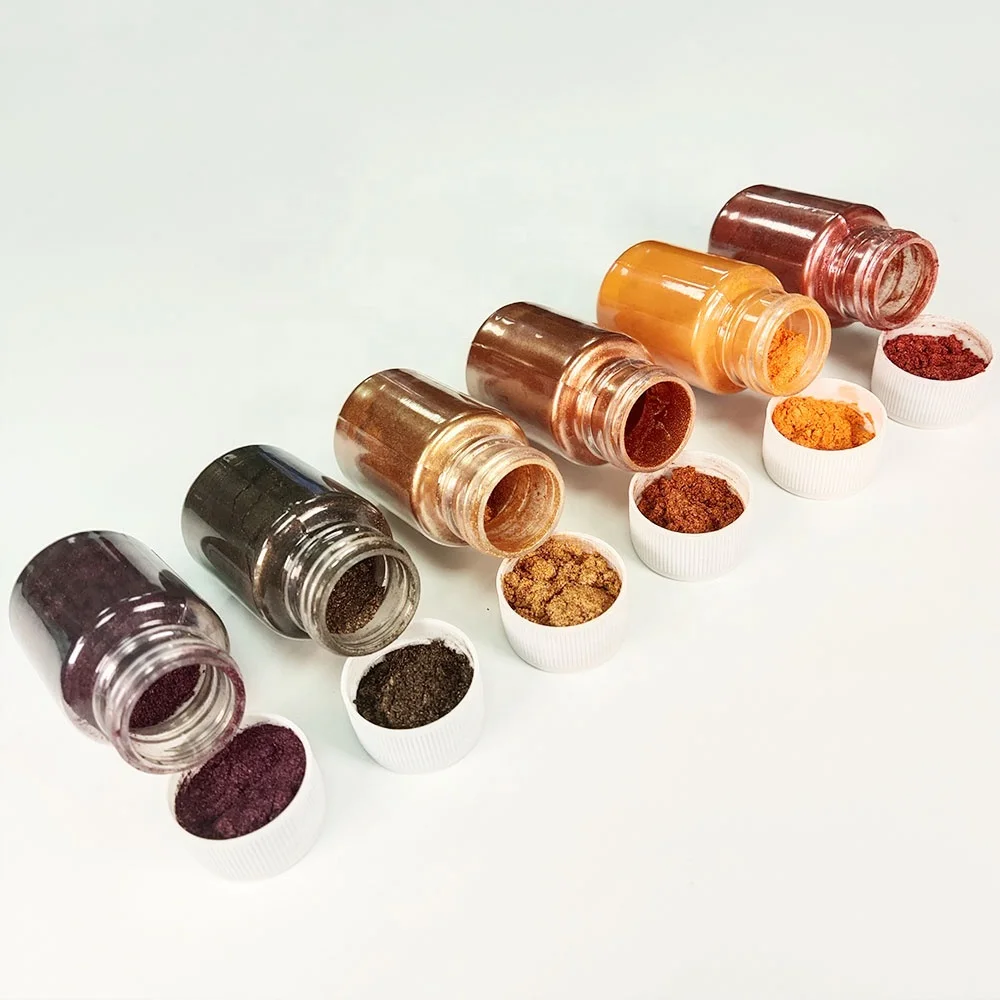 Wholesale Mica Powder Bulk Mica Pearl Pigment Powder Pearlescent Pigment For Epoxy Resin Hand Soap Candles Lip Gloss