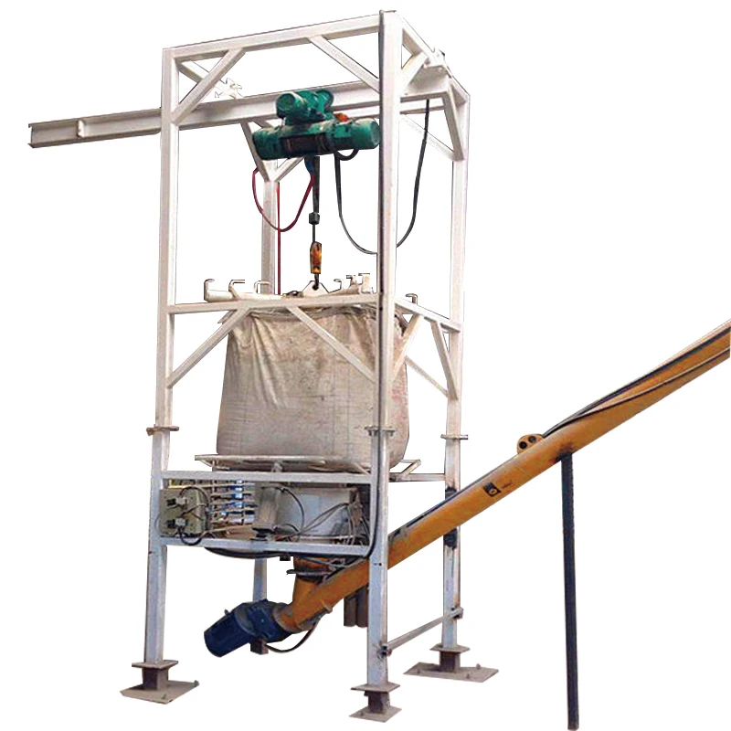 Super Sack Discharge Station Jumbo Bag Discharger 1000kg Big Bag Unloader