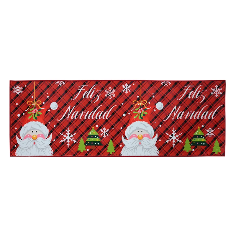 Christmas Rugs Printed Karpet Custom Carpets Kitchen Floor Mats For Living Room Runner Rugs
