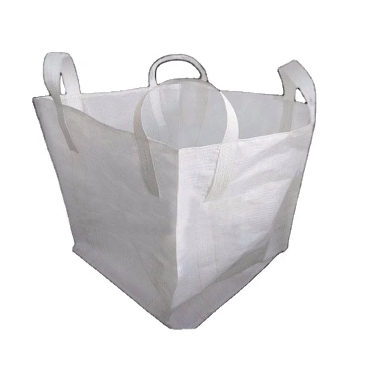 FIBC Jumbo Bag Sand Bag 1.5 Ton 2 Ton Polypropylene High Tensile Strength Container Bag