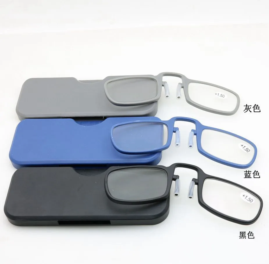 The new Unisex nose clip reading glasses are ultra-thin presbyopic glasses