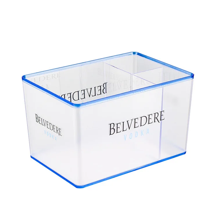 Promotional Drink Barware Caddy Napkin Dispenser Countertop Plastic Organizer Bar Caddy