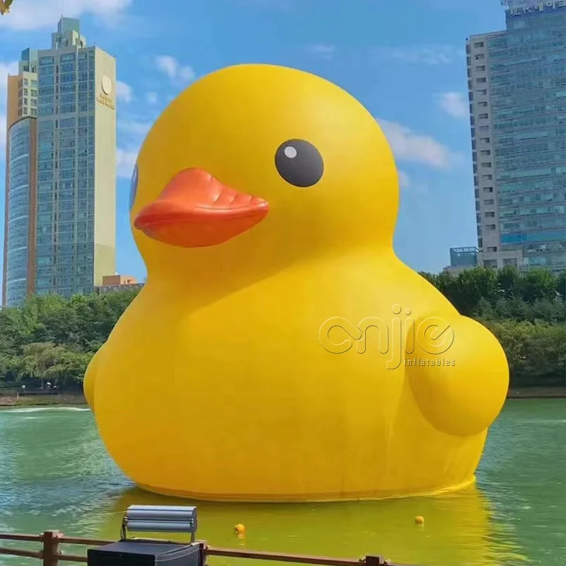 20ft 10m inflatable yellow duck cartoon float giant inflatable rubber duck for sale