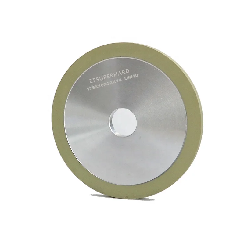 Ceramic bond diamond bruting wheel 1A1 flat grinding wheels