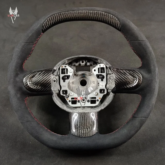 Индивидуальное пользовательское глянцевое рулевое колесо из углеродного волокна для bmw MINI cooper R56/доступно для всех моделей автомобилей