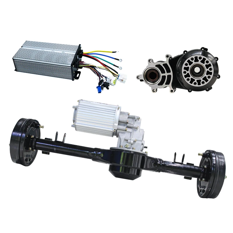 72V Bldc 60V 96V Controller Electric Rickshaw Motor 500W 48V Engine Tricycle Differential Gearbox