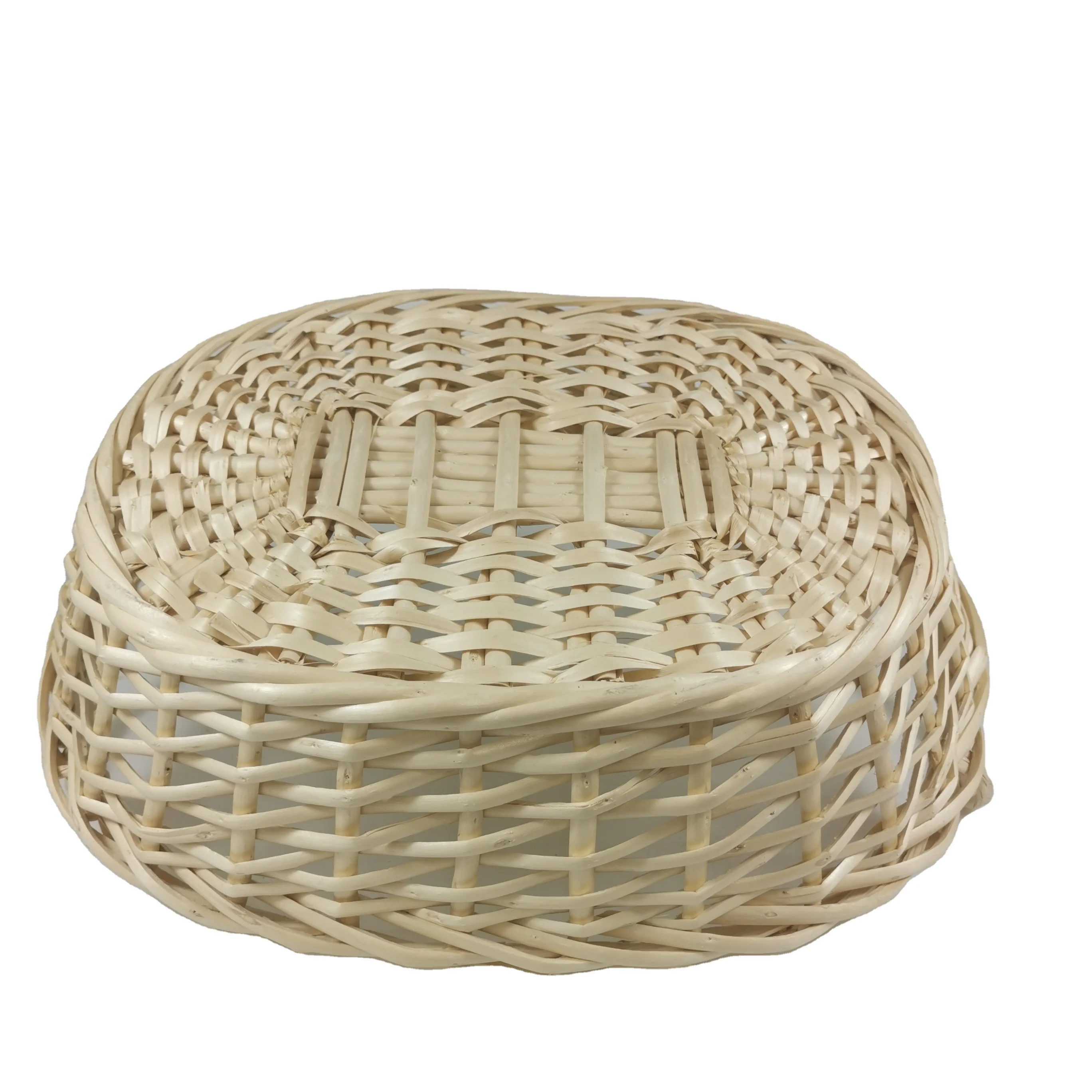 Китайский поставщик корзин, ручная плетение, низкая цена, оптовая продажа, плетеная корзина для фруктов из ивового материала с ручкой