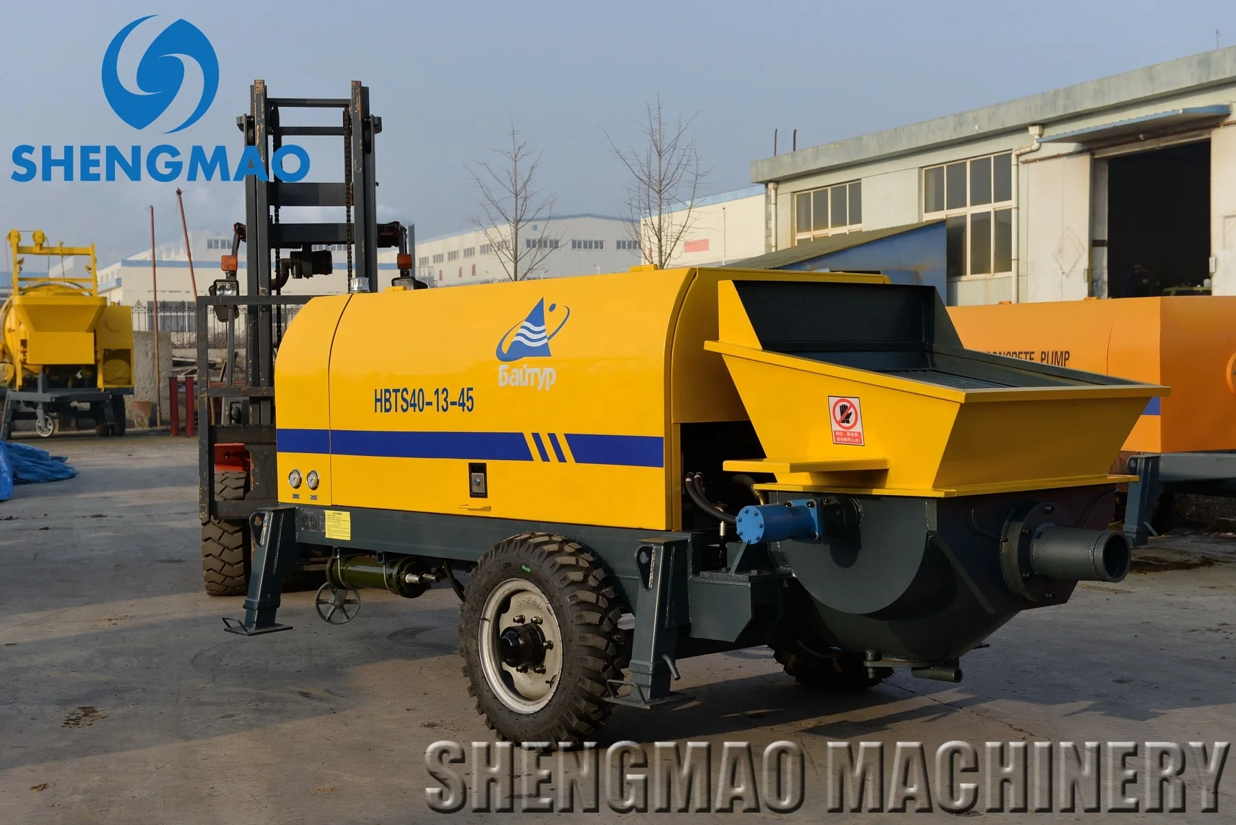 Mini Electric Movable Type Concrete Pump
