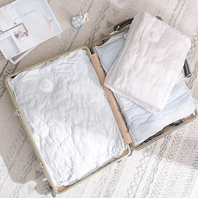 Milky Storage vacuum bags Clothes Space Saver Vacuum Storage Bag for Household