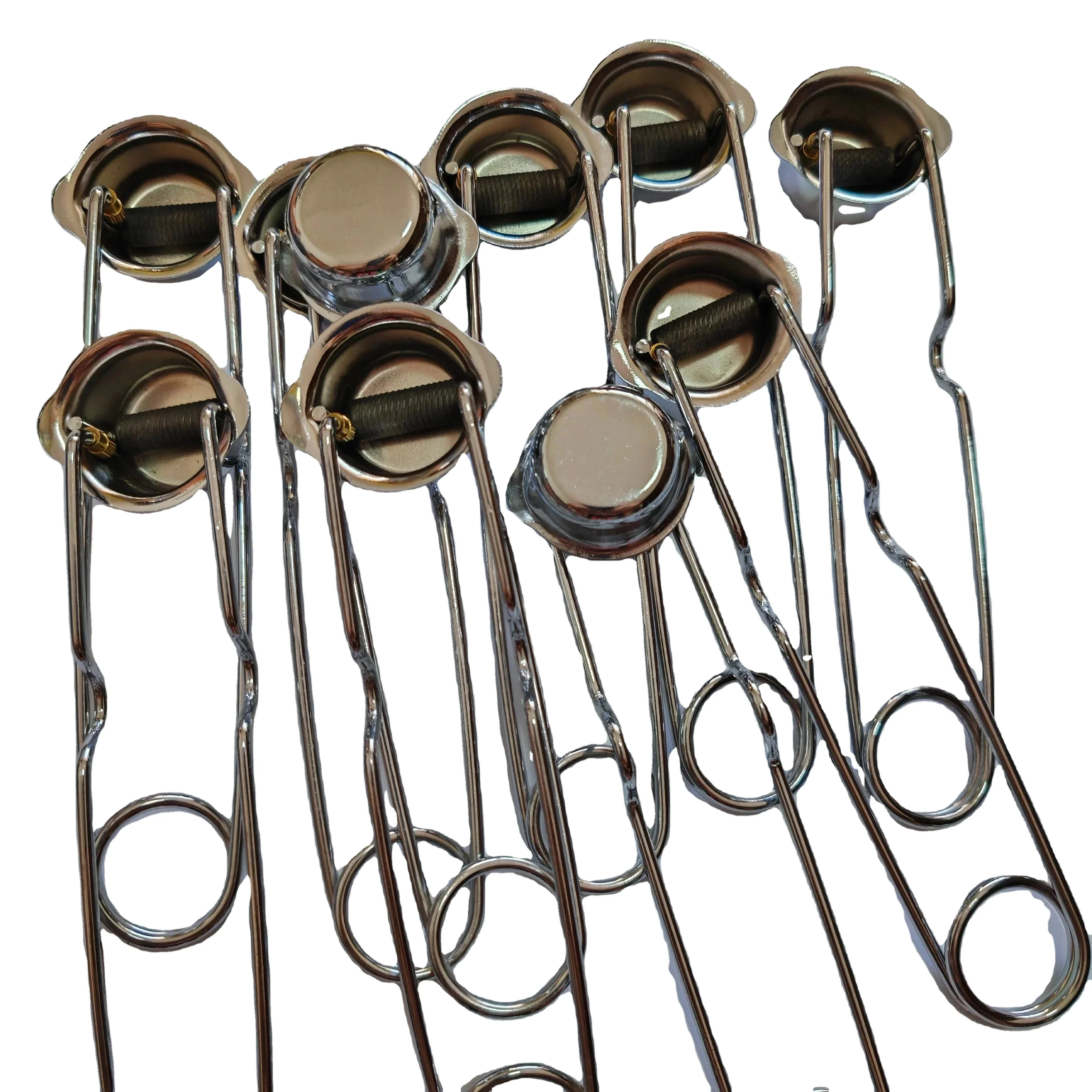 OEM BP01 Carbon Steel Planted Industrial Flint Stone Round Cup Spark Lighter for Gas Welding