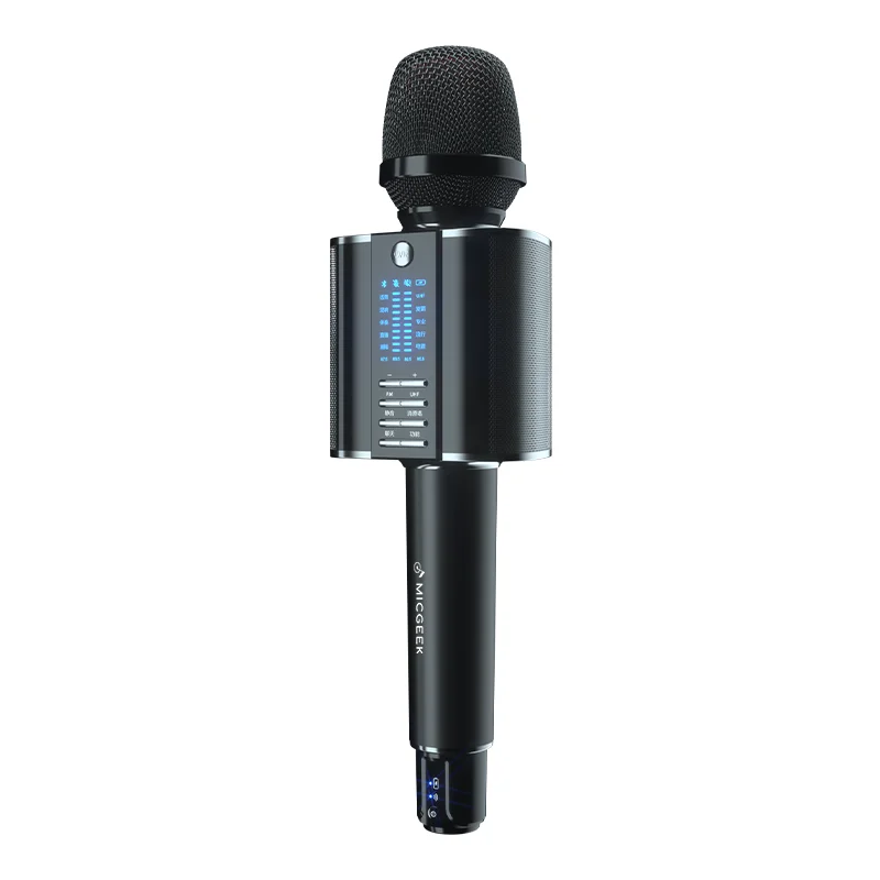 New mic wireless condenser handheld microphone dvd player karaoke remote speaker with double simeiyue microphone MICRUSH TR6