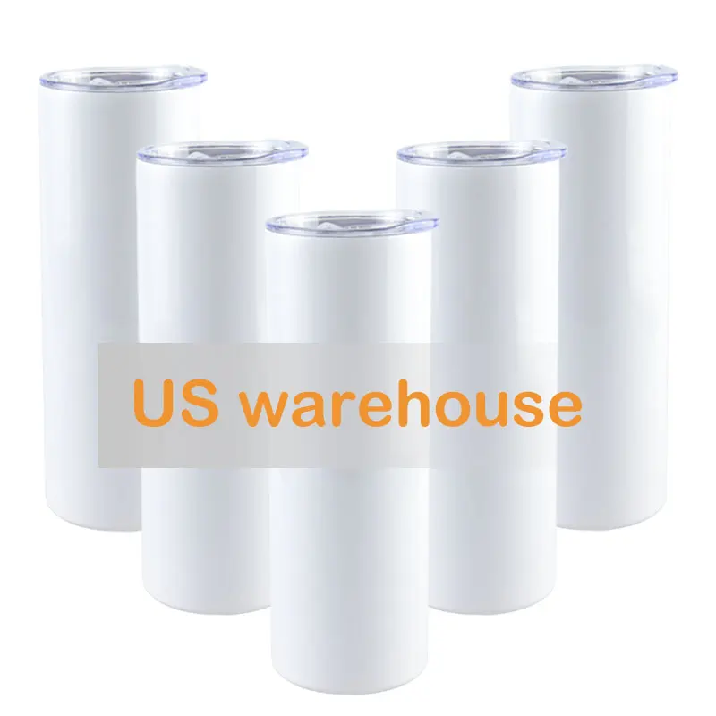 vacuum straight 20oz wholesale blank metal stainless steel heat press sublimation water insulated cold tumbler cup