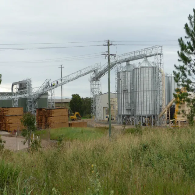 2500t galvanized grain storage silo bin