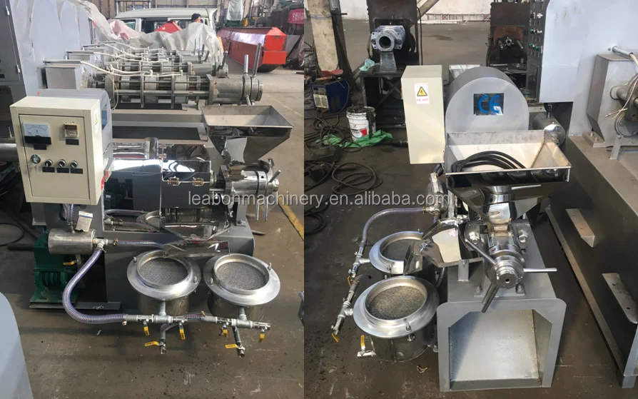 Hydraulic Cold Oil Extractor Sunflower Seeds Coconut Sesame Peanut Oil Press Machine