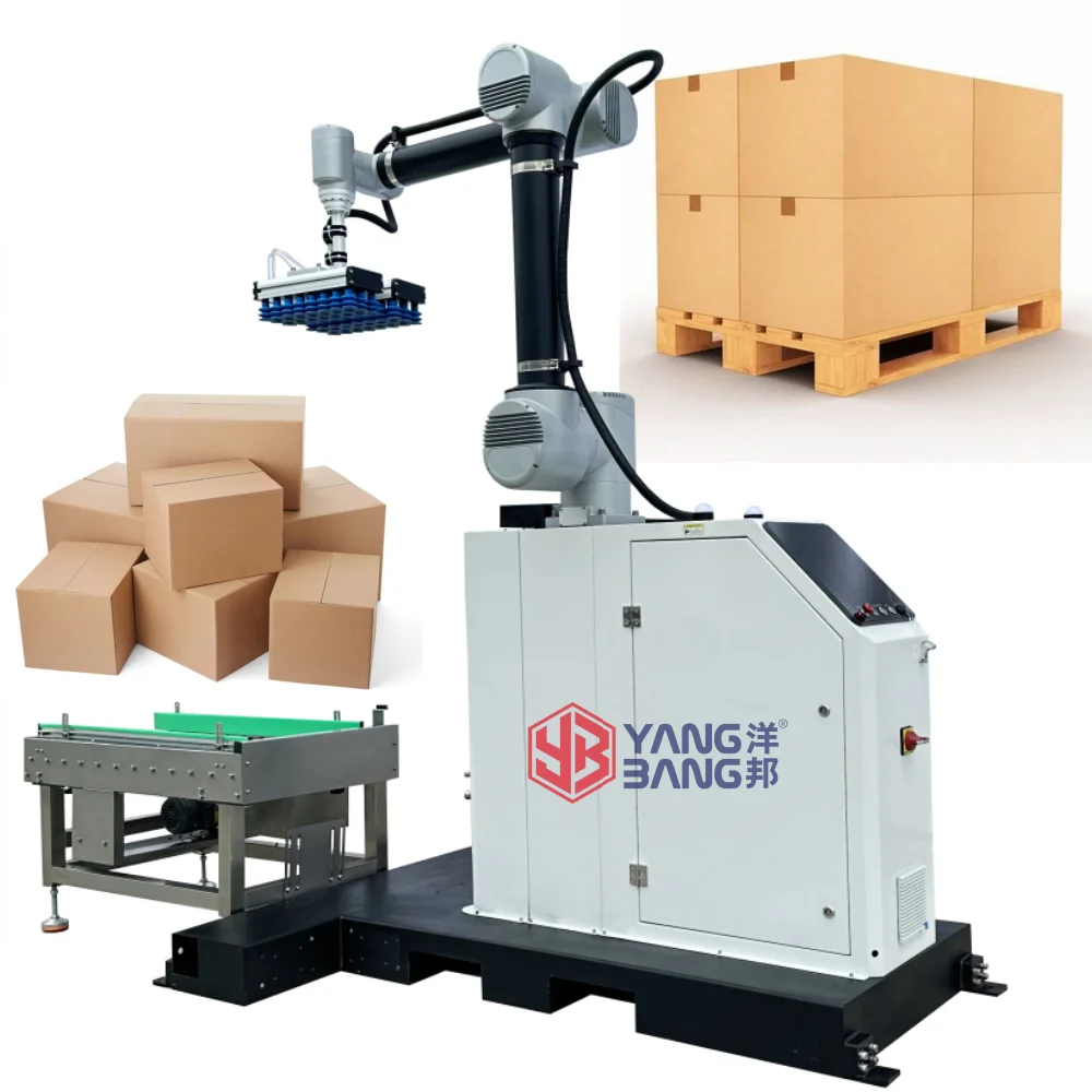 YB-MD16 Factory Direct Sale Full Automatic Industrial Cobot Palletizer Stacking Machine