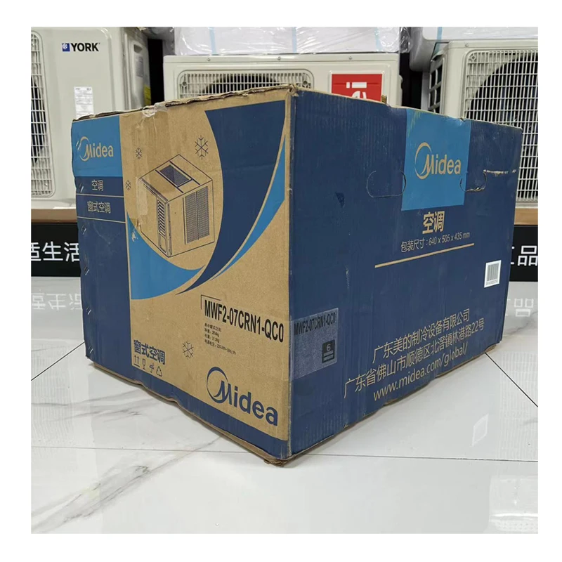 Midea window air conditioner 7000btu 9000btu 12000btu cooling only 220v R410a MOQ 1X40HQ