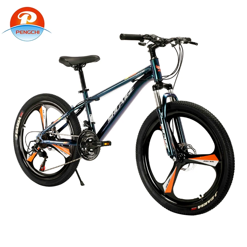 Factory direct high carbon steel bicycle teen kids 24 inch bike 21 speed student riding medium and big kids mountain bike