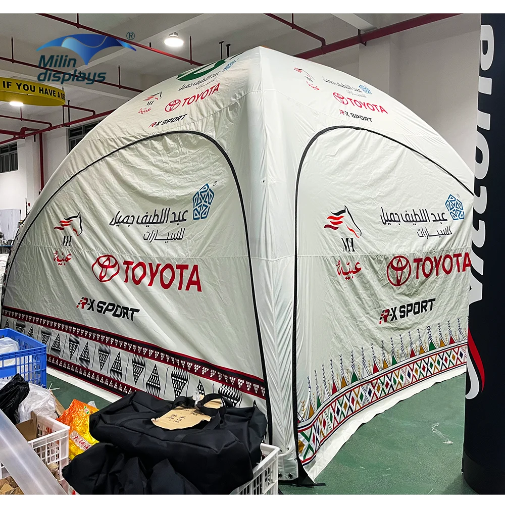 Big Outdoor Marquee Waterproof Awning  X Shape  Spider Dome Canopy Racing Sports Tent Inflatable