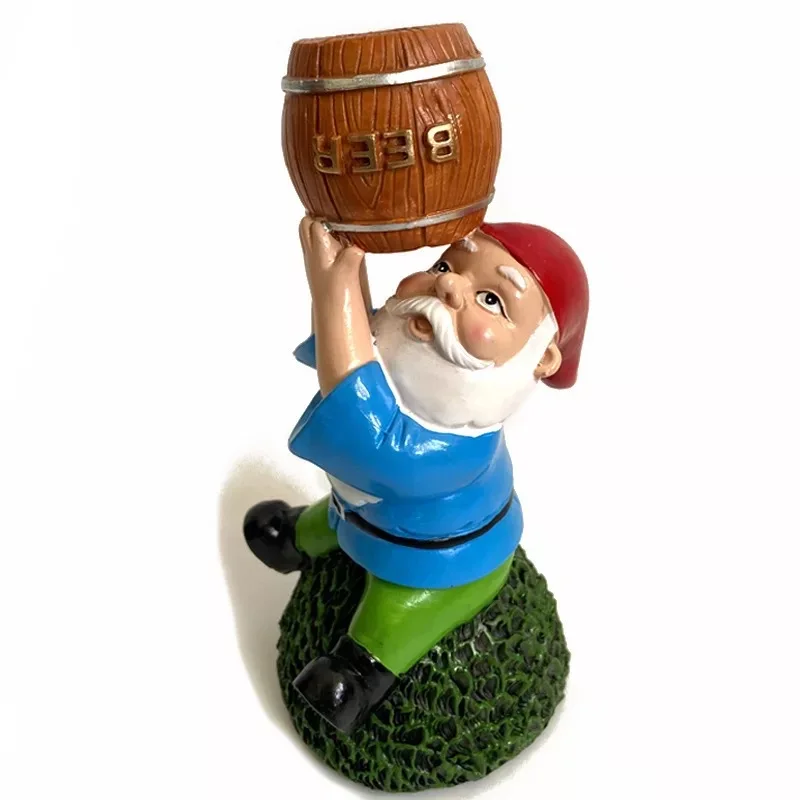 Wholesale Factory Small Size Garden Resin Gnome Statue Craft Decoration for Home Garden