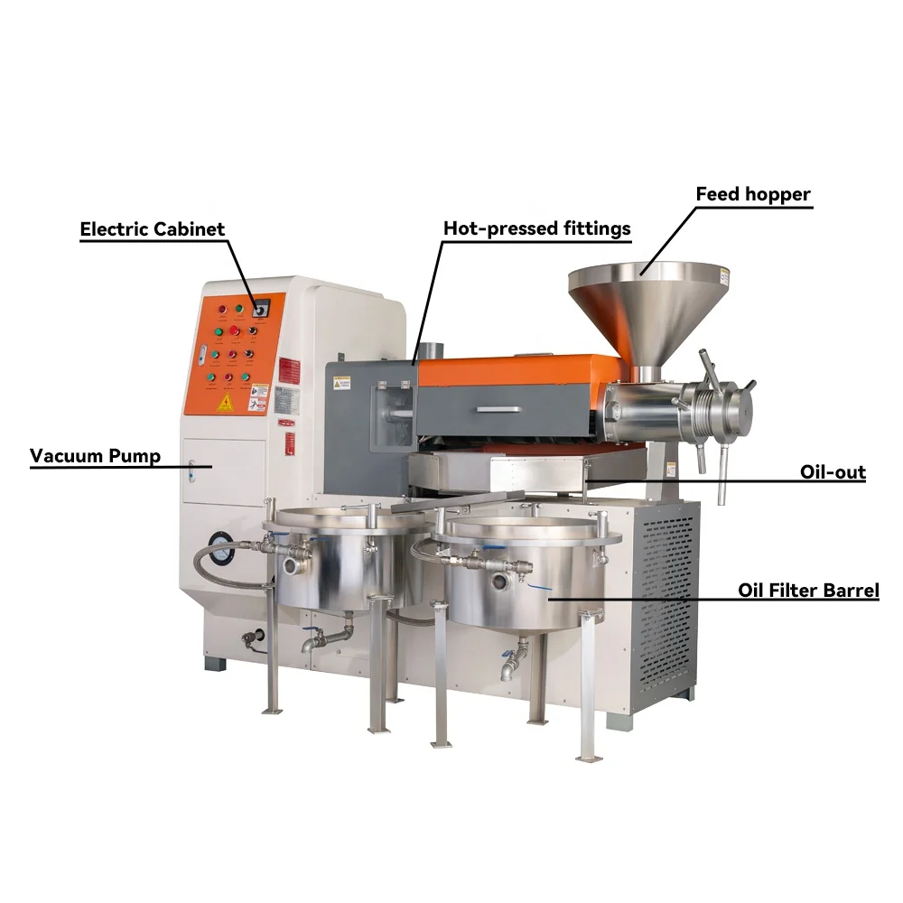 Best Quality Vegetable Kitchen Seed Sunflower Oil Press/Super Easy Operation Peanut Coconut Soybean Oil Extractor