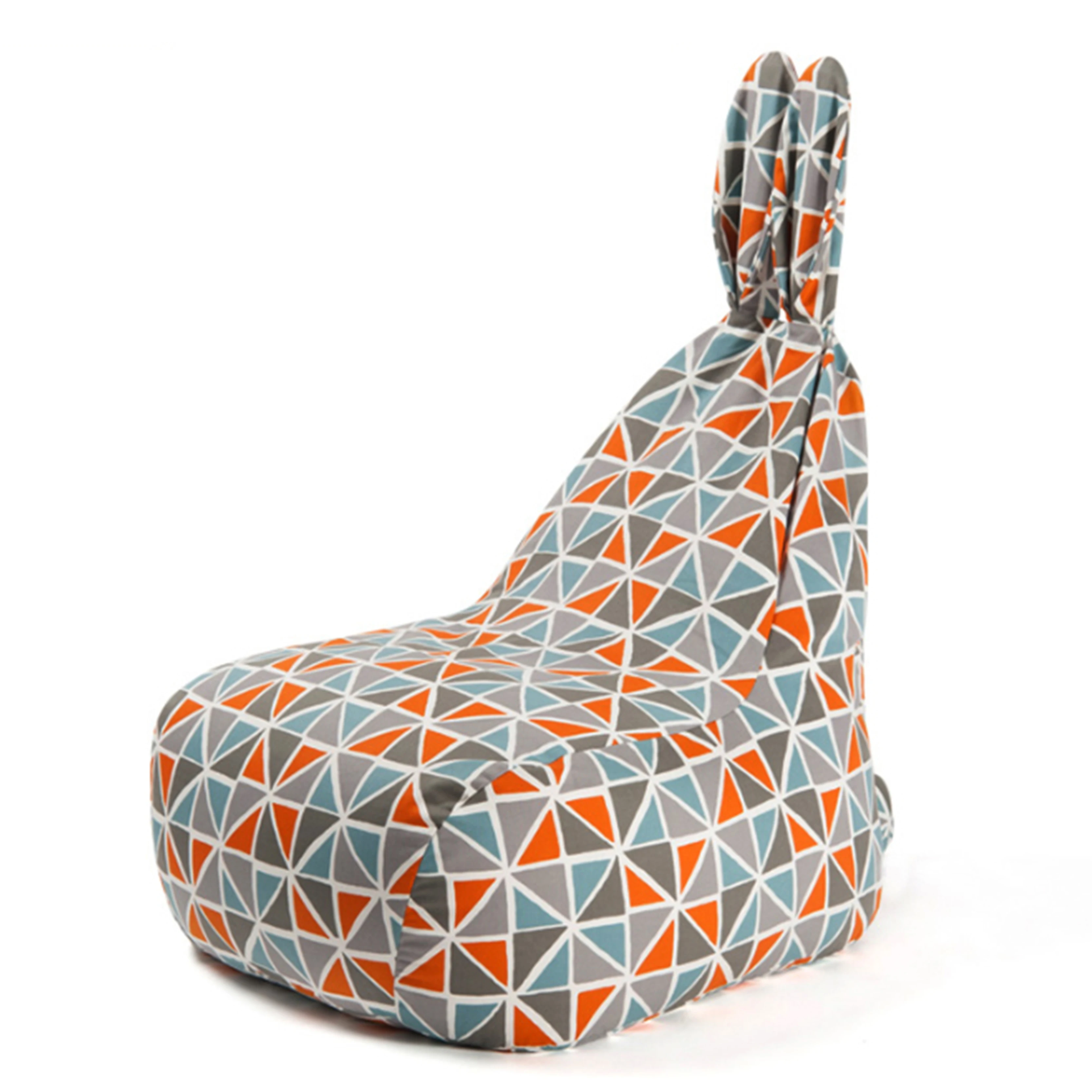 Индивидуальный детский стул в форме высокой кроличьи мешки в скандинавском стиле холщовая ткань Размер S только чехол