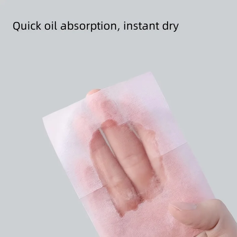 100pcs/pack Facial Oil Blotting Paper Facial Blotting Paper For Oil Absorbing For Oily Skin Care Oil Control Paper For Face Care