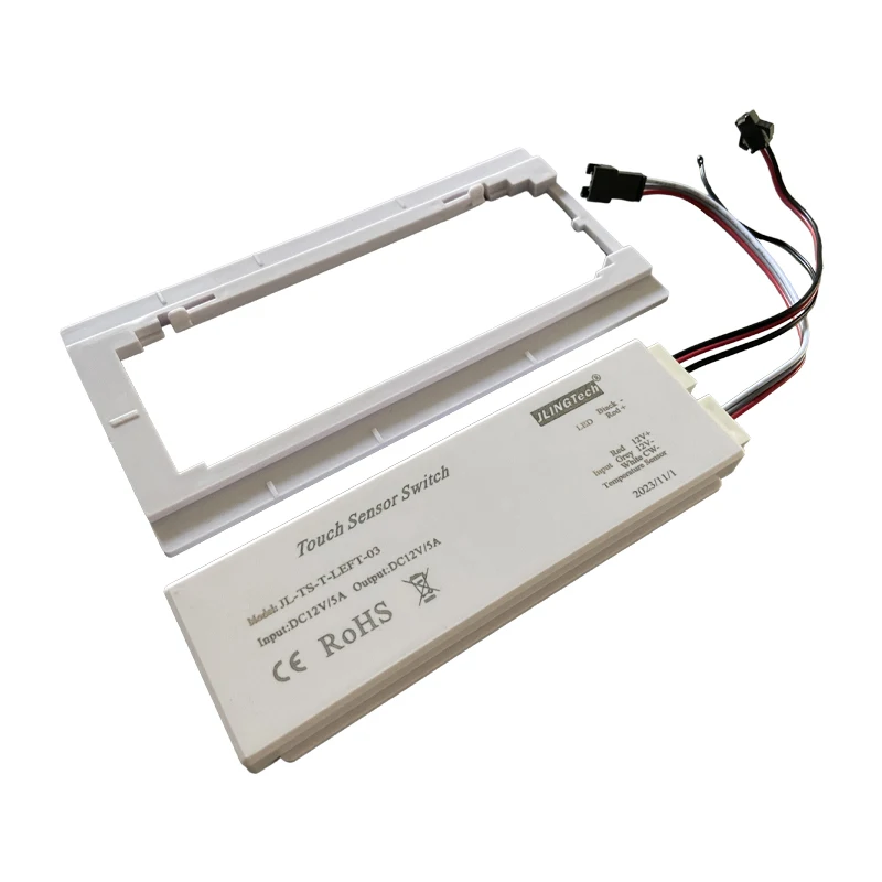 Anti-fog Touch Switch Time Temperature Display 60w Smart Touch Switch For Bathroom Mirror