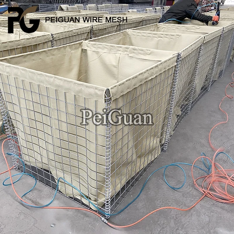 
China Factory Hesco Bastion Barrier Wall MIL 2 Wall Sizes And Prices 