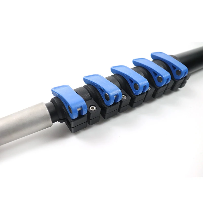 Sunnysmiler 1*4FT flip lock clamp telescopic pole height adjustable long handle fruit picker