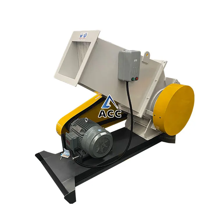 High quality Low noise SWP400 Hard  plastic crusher plastic pipe crusher for PVC/PE pipe