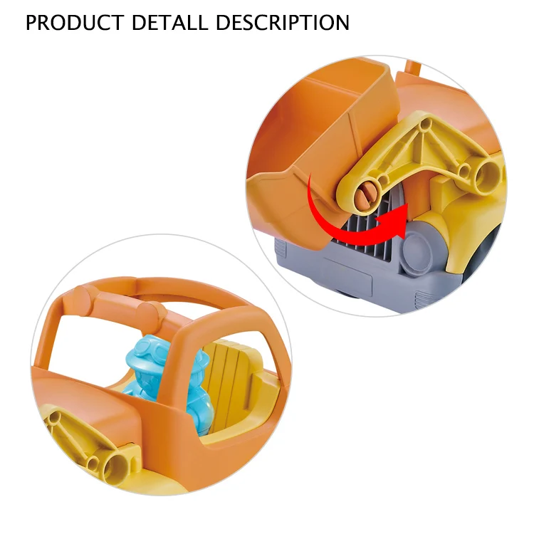 Hot Sales Free-wheeling Plastic Toy Dump Truck For Kids - Indoor Outdoor Beach toy