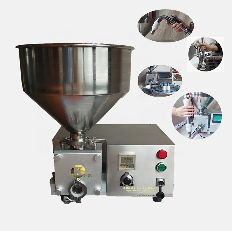 ZD200B Jam Butter Puff Core  Injection  Bread Filling Machine Used for Biscuit Bread Pastry with Different Head Options