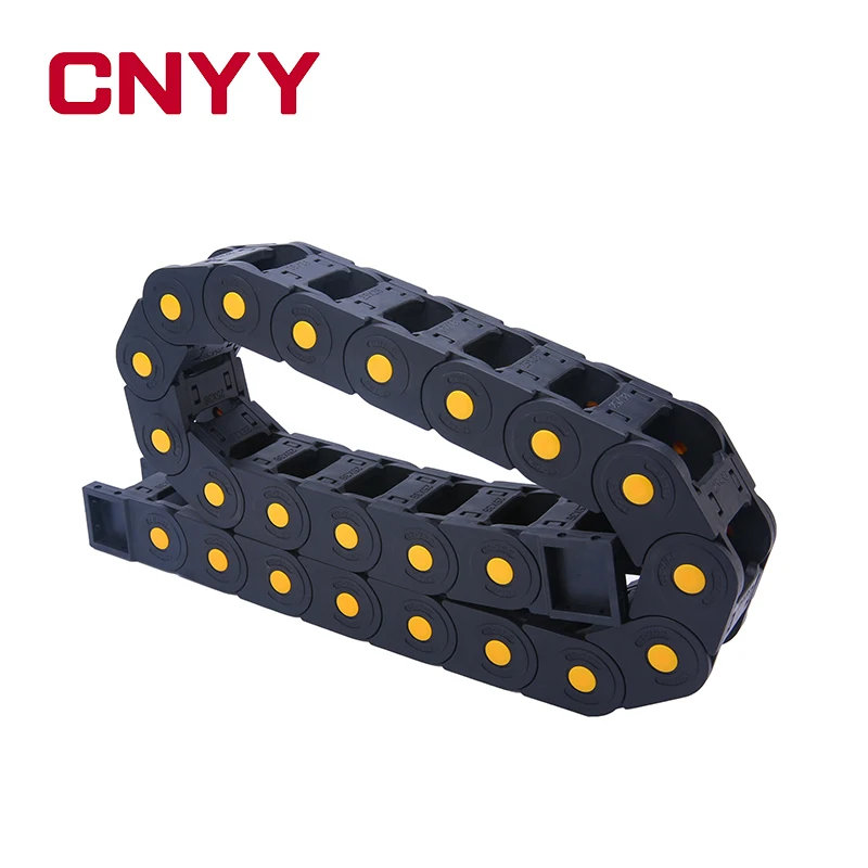 
CNYY 15 Series plastic openable type protective bridge cable drag chain PA66 wires carrier 