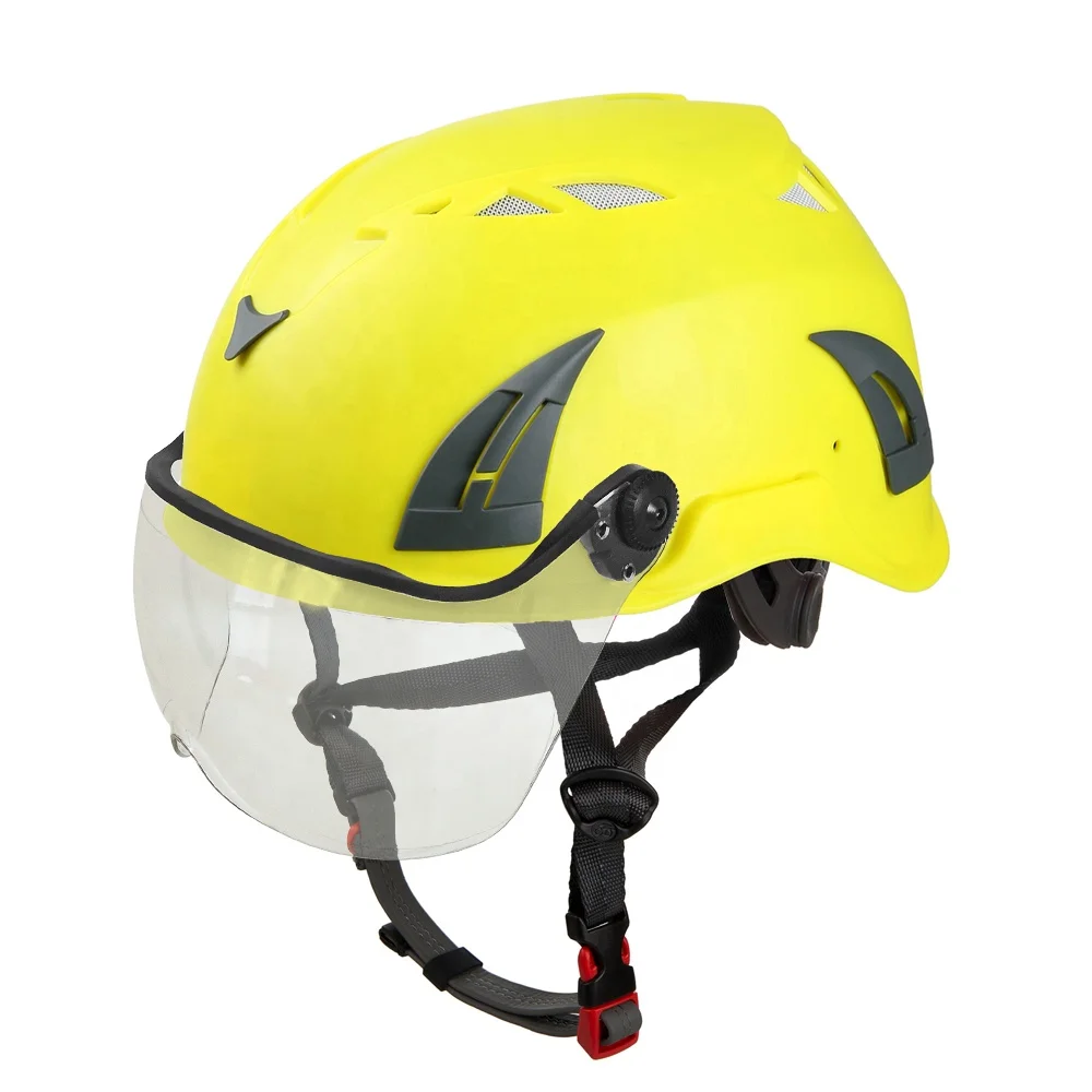 Super fashion CE approved protective work industrial construction safety helmet with chin strap hard hat