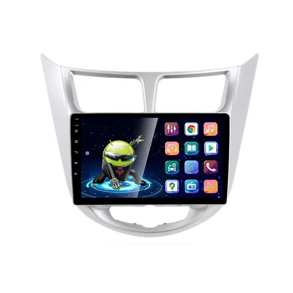 HD multimedia 9 inch android Car radio DVD player 1+16GB navigation wifi for Hyundai Accent Solaris 2010-16