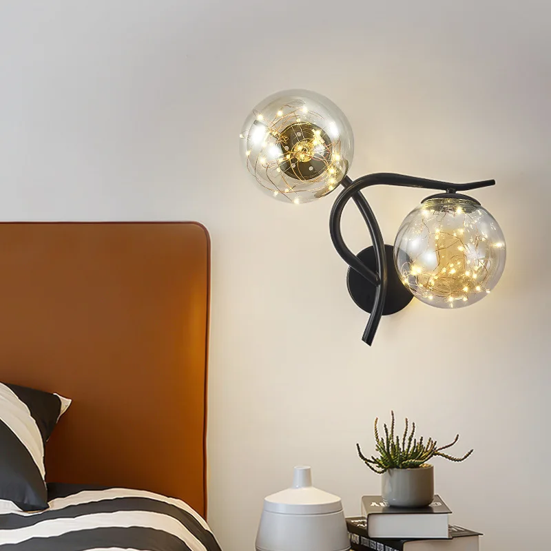 Modern minimalist creative Corridor balcony stairs aisle lights gold Wall  lamp Led wall lamp