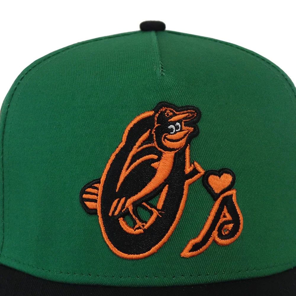 Заводская изготовленная на заказ бейсболка с 5 панелью в форме рамы двухцветная шапка с 3D вышивкой логотипа изогнутые поля хлопковые спортивные шапки