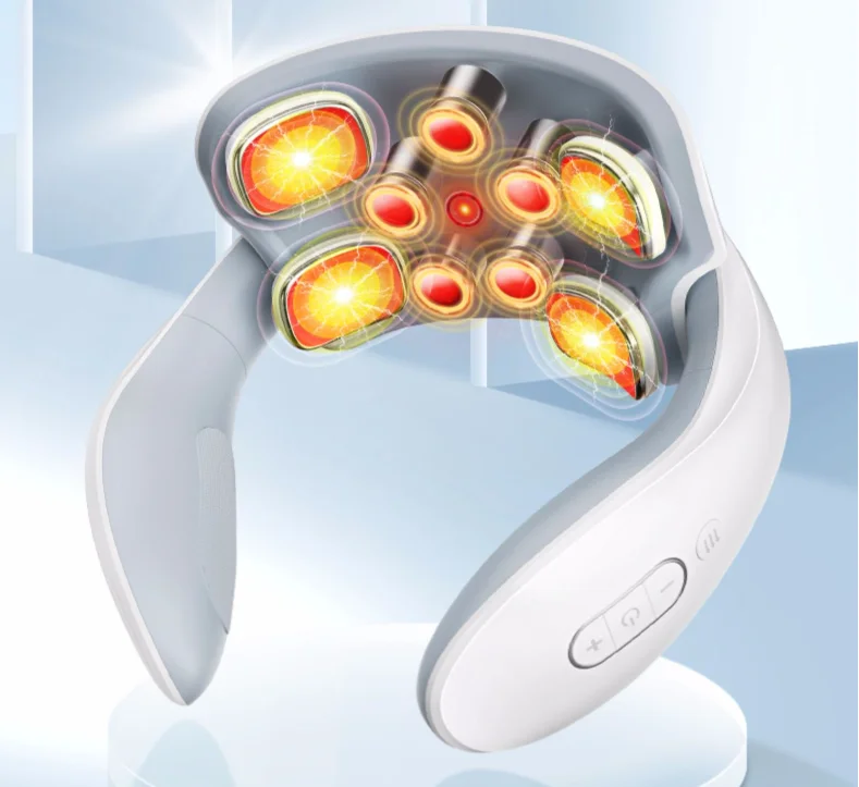 Multifunctional Cervical Neck Shoulder Massager Hot Compression Stiff Vertebral Physiotherapy Neck Protection Apparatus