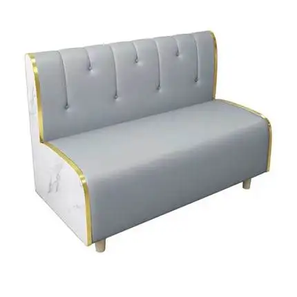 Custom luxury modern leather  booth sofa cafe round booths seating tables and chairs restaurant booth furniture sets